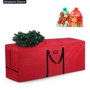 Large Red Christmas Tree Storage Bag with Handles brand new in package
